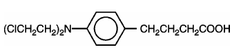 LEUKERAN® (chlorambucil) Structural Formula Illustration