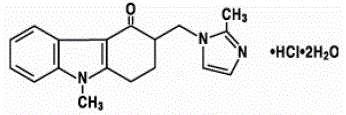 Ondansetron hydrochloride - Structural Formula Illustration